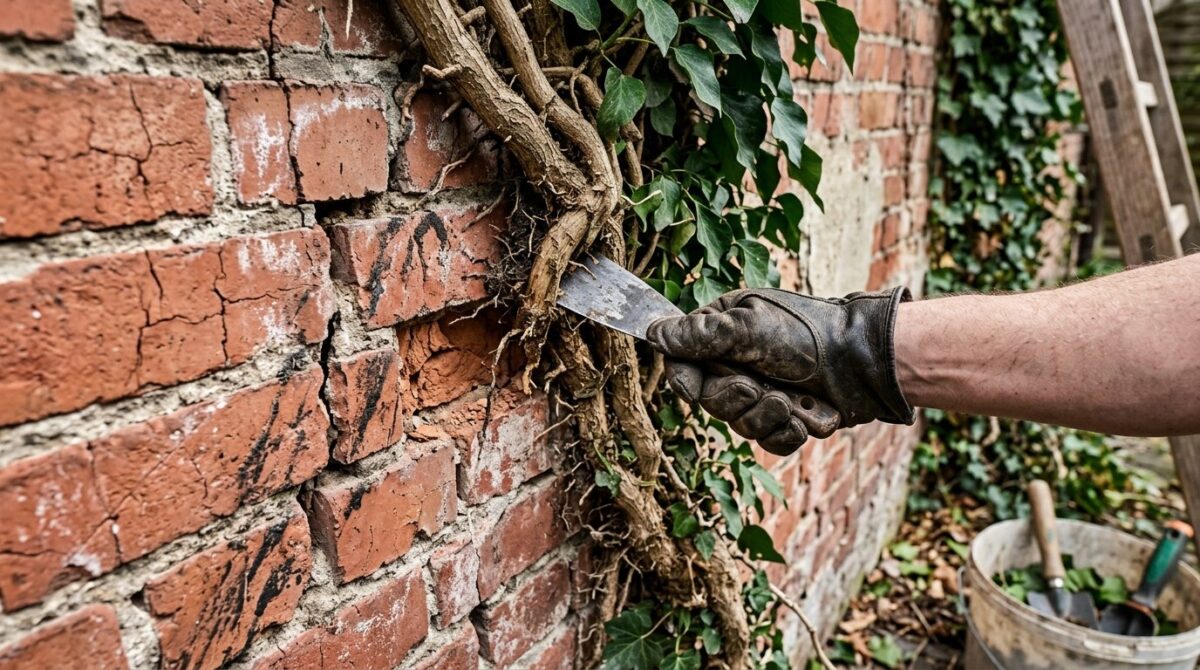 entdecken Sie effektive Methoden, um wildes Efeu dauerhaft zu entfernen und Ihre Hausfassade vor Schäden zu bewahren