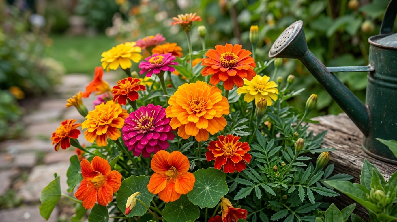 entdecken Sie 10 schnell wachsende einjährige Pflanzen, die Ihren Garten innerhalb weniger Wochen in ein farbenprächtiges Blütenmeer verwandeln und für spektakuläre Blütenvielfalt sorgen