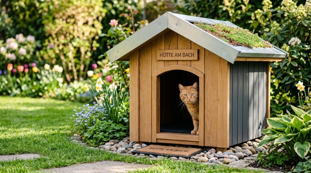 entdecken Sie, wie Katzenhalter diese günstige Hundehütte von Carrefour unter 60 Euro als perfektes Außenhaus nutzen