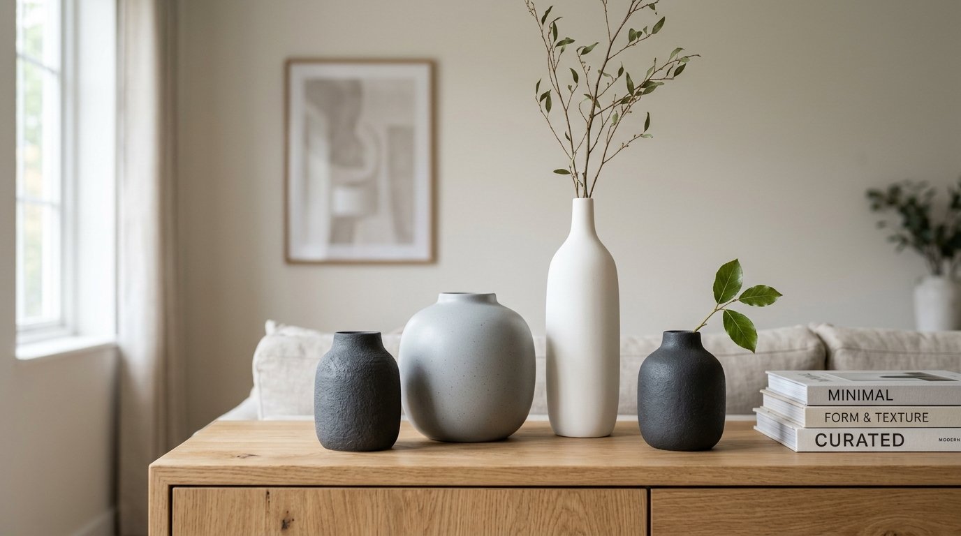 erfahren Sie die 3 wichtigsten Styling-Regeln von Experten, um mit einer eleganten Vase jeden Raum aufzuwerten und die perfekte Atmosphäre zu schaffen