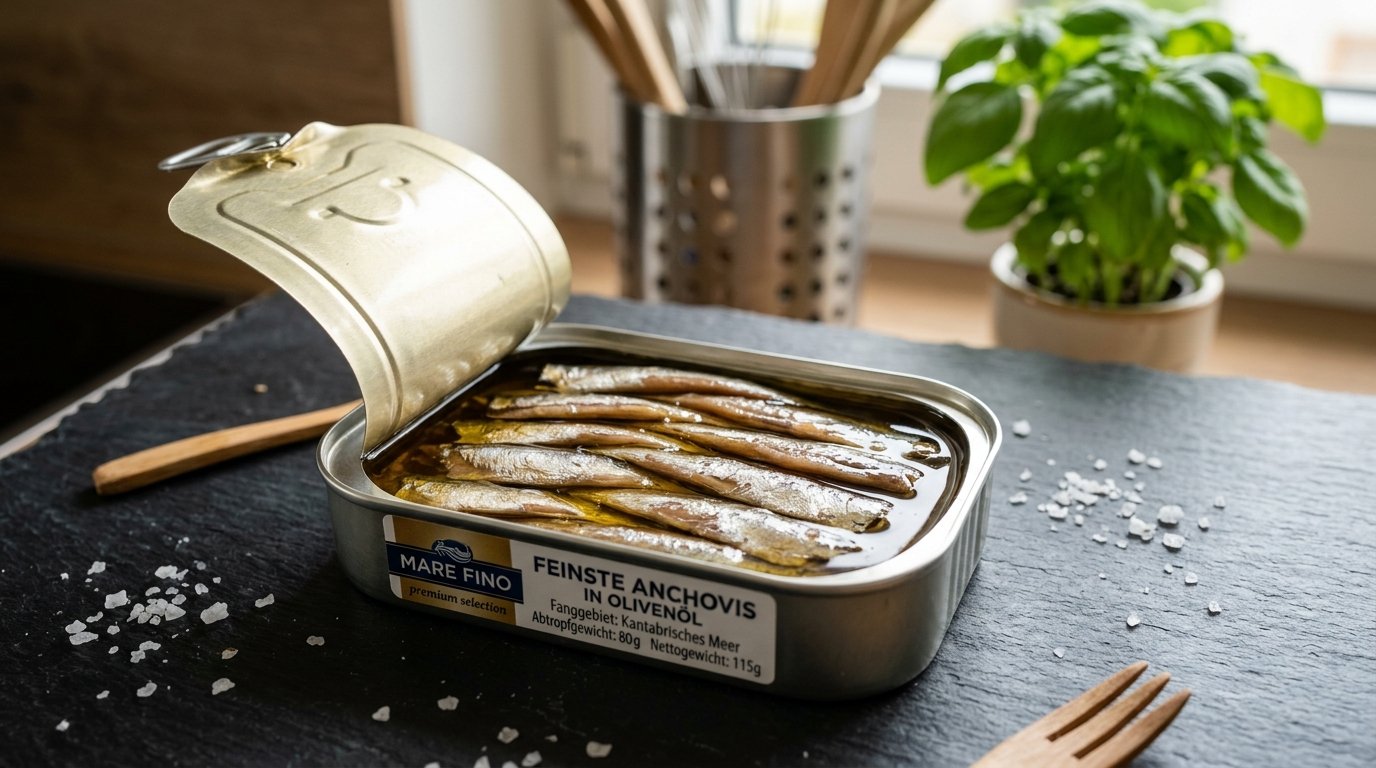 entdecken Sie, wie Sardellen Ihre ermüdeten Augen vor Bildschirmen schützen durch eine einzigartige Nährstoffkombination und natürliche Omega-3-Quellen