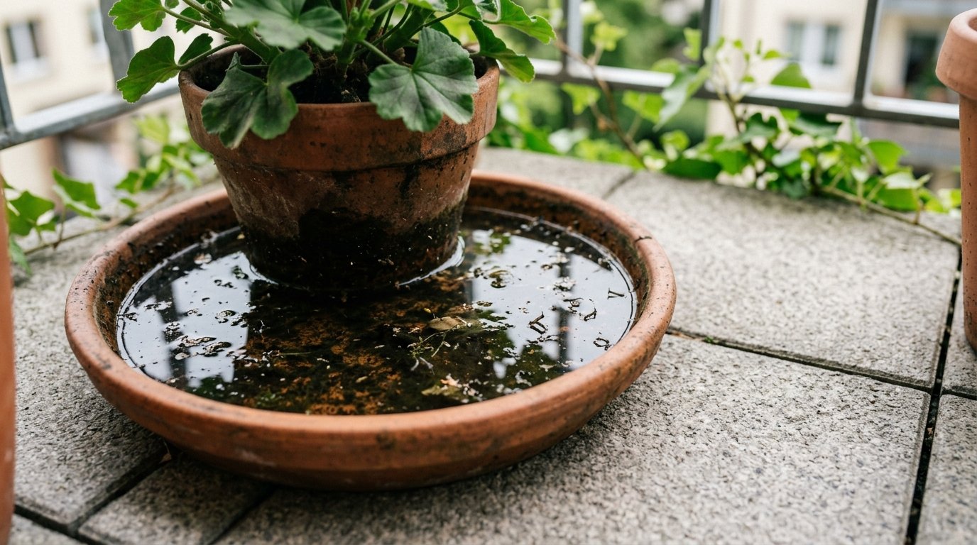 entdecken Sie das einfache Geheimnis gegen Tigermücken: wie das wöchentliche Leeren einer Untertasse Ihre Terrasse moskitofrei hält