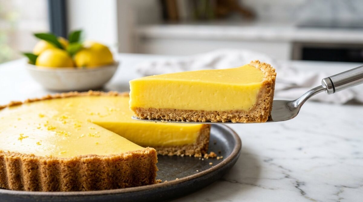 erfahren sie, wie sie eine cremige zitronentarte ohne ofen zubereiten und ein intensiveres aroma als im klassischen rezept erhalten