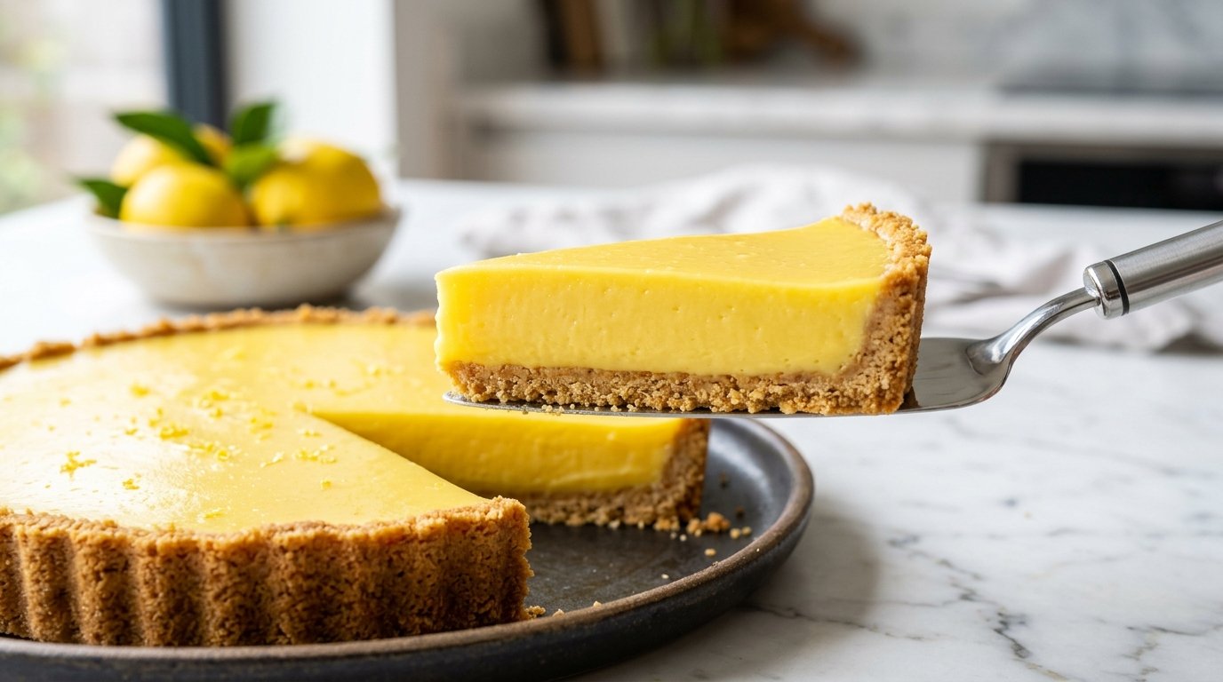 erfahren sie, wie sie eine cremige zitronentarte ohne ofen zubereiten und ein intensiveres aroma als im klassischen rezept erhalten