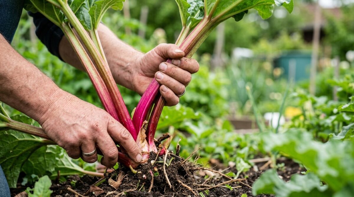 erfahren Sie, warum Rhabarber nach Juni nicht geerntet werden sollte und welche gesundheitlichen sowie biologischen Gründe dahinter stecken