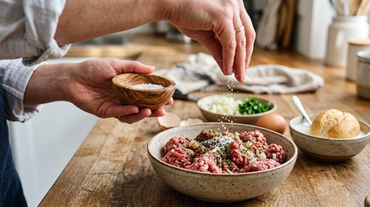 entdecken Sie den häufigsten Würzfehler bei Frikadellen und wie Sie diesen klassischen Fehler vermeiden, um saftige und köstliche Frikadellen zu zaubern