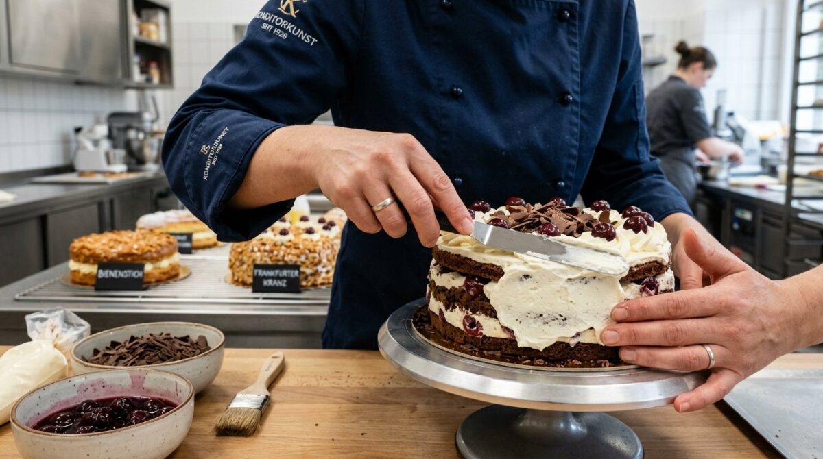 erfahren Sie, wie Konditoren durch intelligente Arbeitsorganisation effizient arbeiten – ohne teure Ausrüstung oder komplexe Techniken